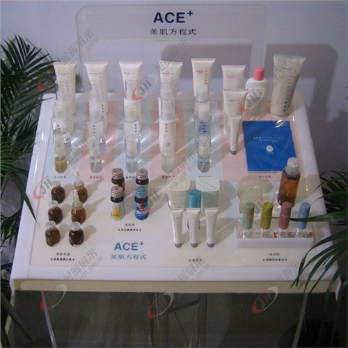 亚克力化妆品展架价格/亚克力化妆品展架价格便宜/金晖供